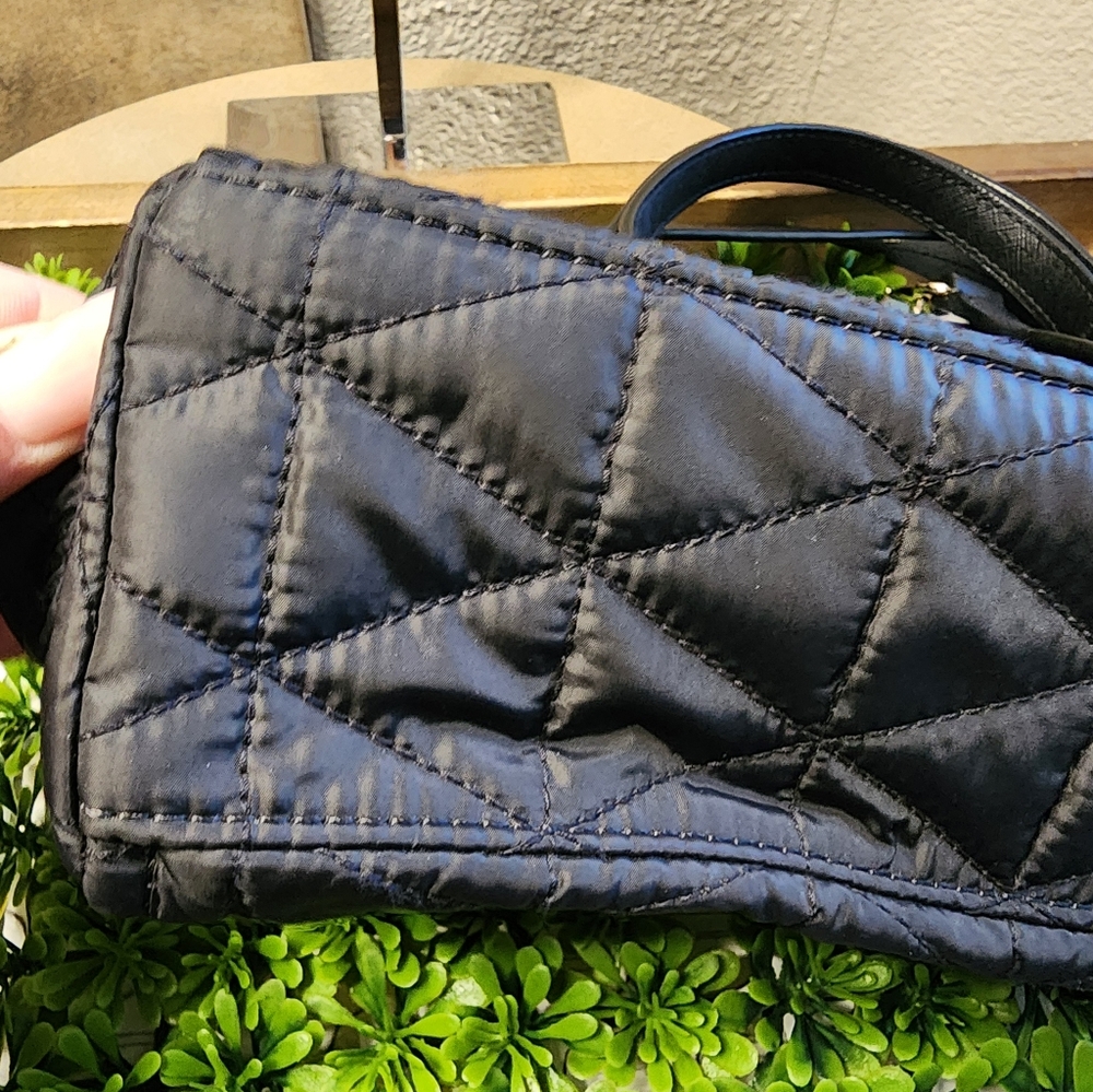 kate spade Black Quilted Crossbody Satchel with Gold Hardware - Picture 5 of 12